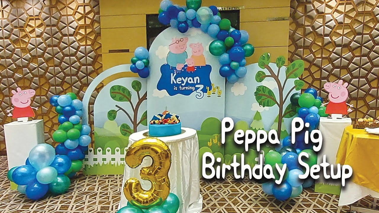 Pepa Pig Decor Theme