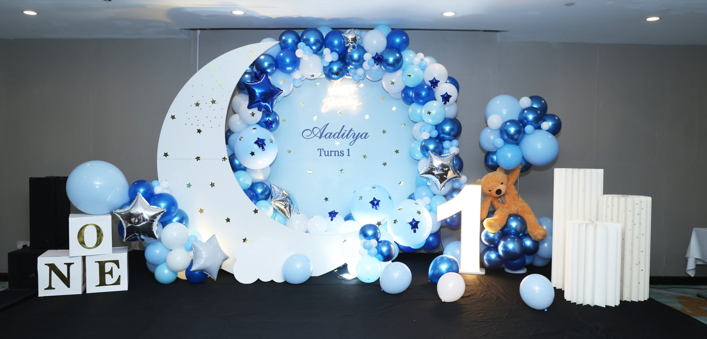 Star Moon Theme Birthday
